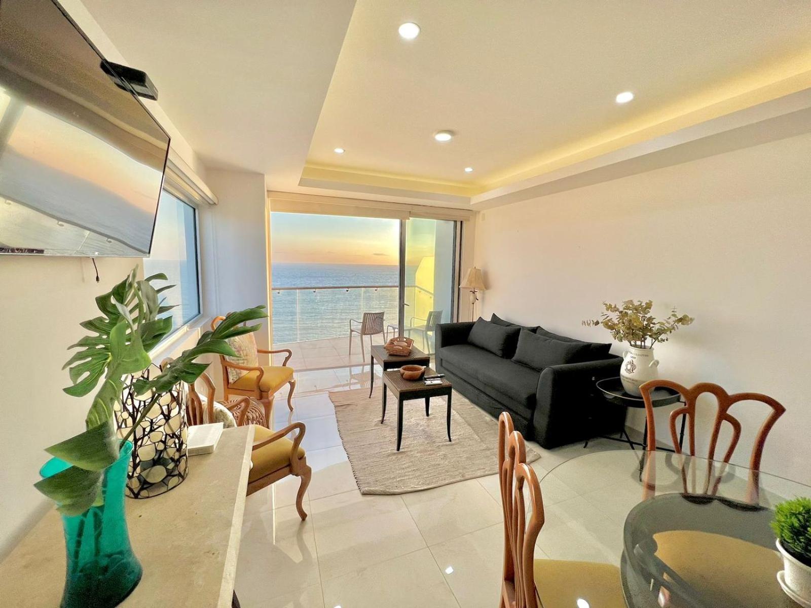 דירות מזטלן Sunset View Malecon 1404 Vista Panoramica Al Mar מראה חיצוני תמונה